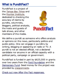 punditfact-disclosure