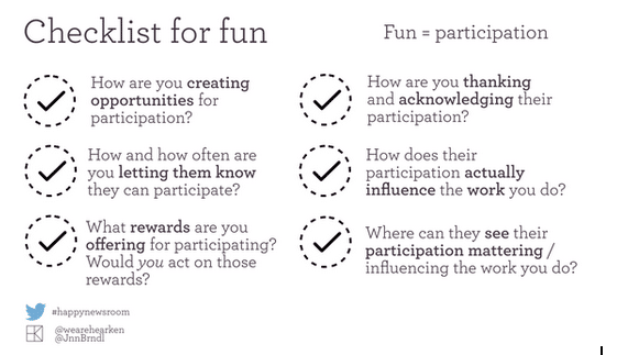 engagement checklist