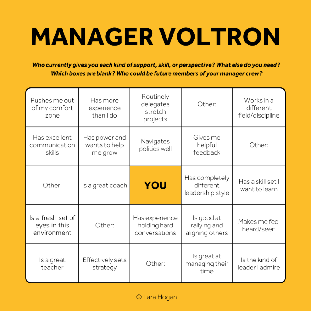 Manager Voltron BINGO